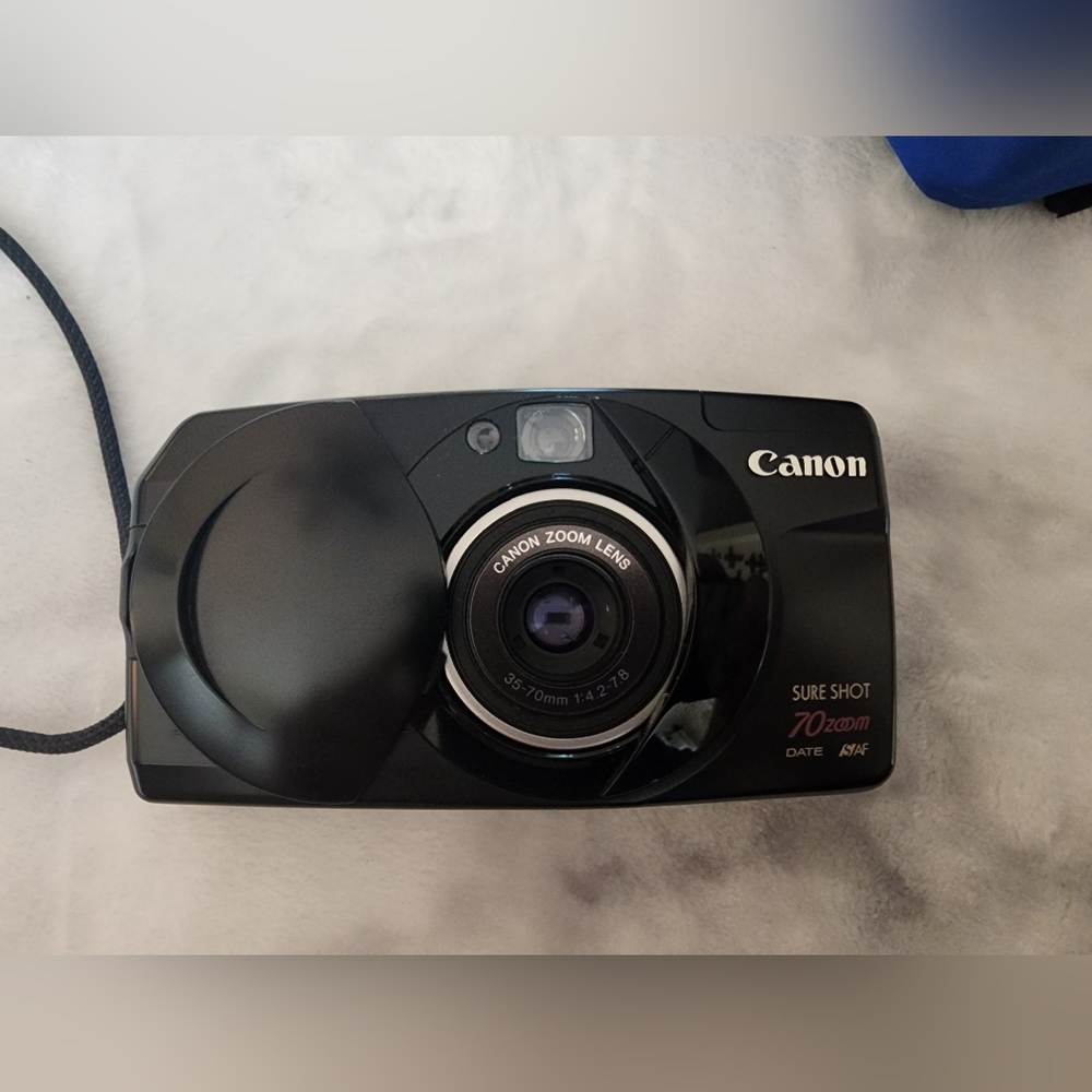 Canon Sure Shot 70 Zoom Date AF Quartzdate 35mm Point & Shoot Film Camera TESTED